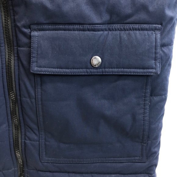 Rip Curl Anti Series Ridge Vest Jacket Fall Winter Washed Navy Tan - Picture 5 of 10